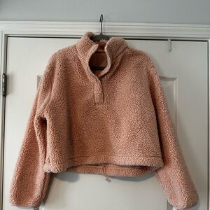 Pink Fleece Pullover